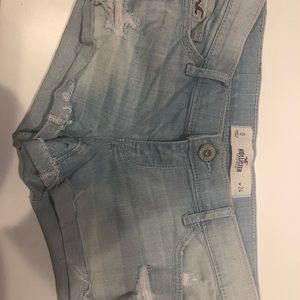 Hollister denim jean shorts size 0